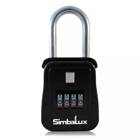 New Simbalux 4 Digit Numeric Lockbox For Realtor Landlord Guesthouse - Picture 1 of 12